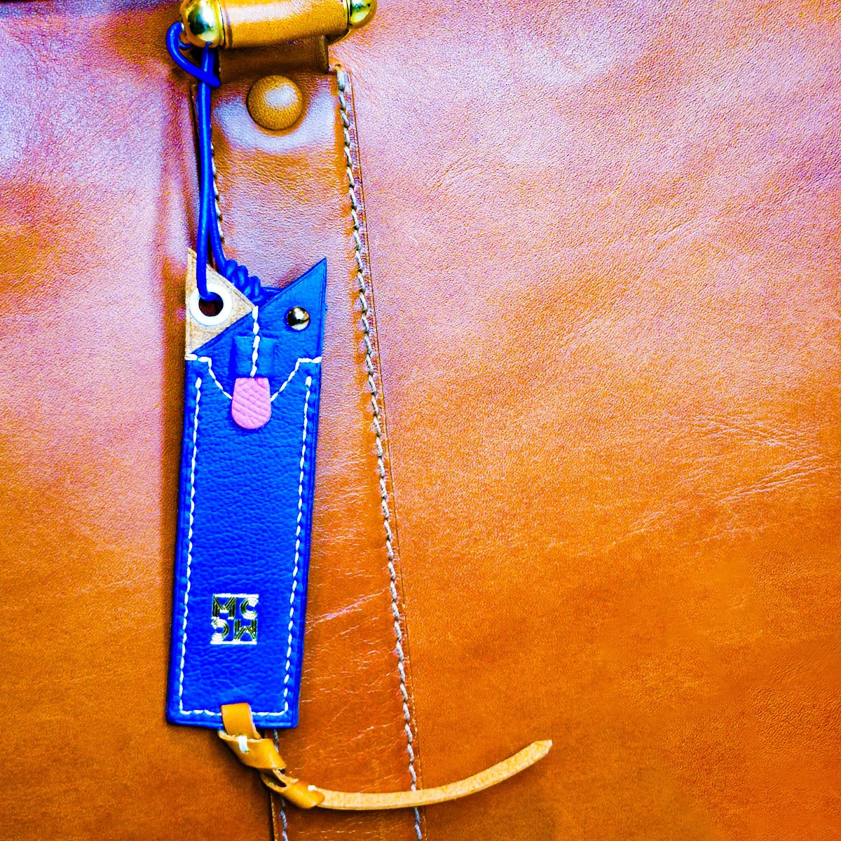 Bijou de sac en cuir Paul & Elsa - MOUN CREATION Artisan maroquinier